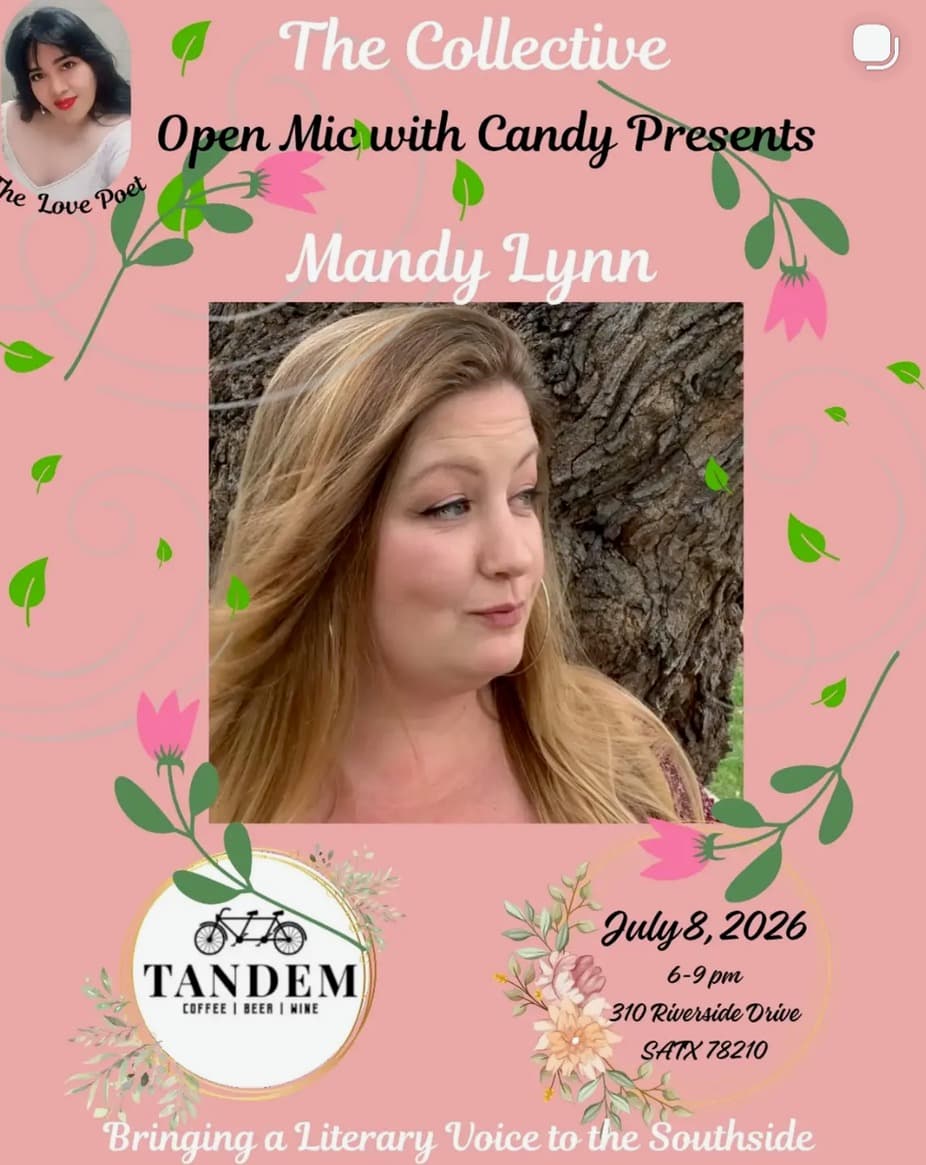 The Collective: Open Mic with Candy Perez — event flyer