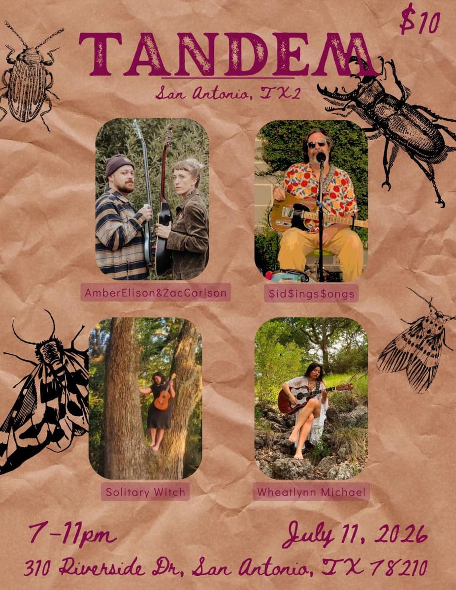 Solitary Witch and Friends — event flyer